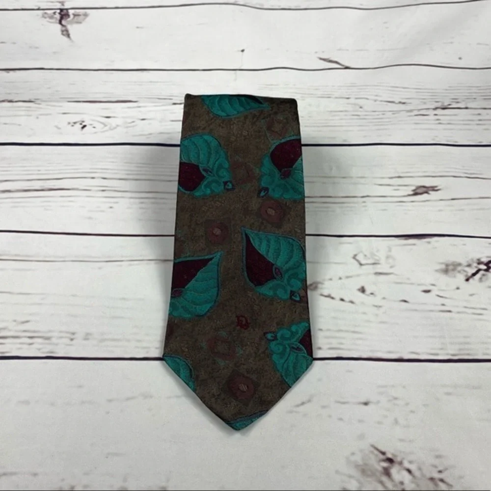 Dior Brown‎ Print Tie